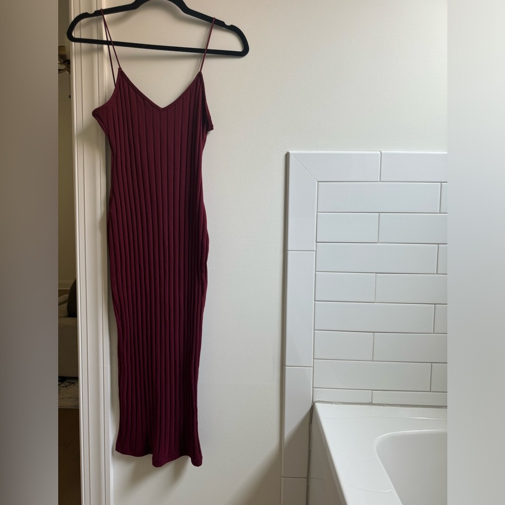 Ribbed bodycon dress